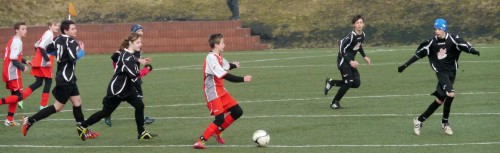 Pohár SŽ MFK Nové Město nad Metují - FK Jaroměř SŽ - Pohár 1.3.2015, foto: Václav Mlejnek